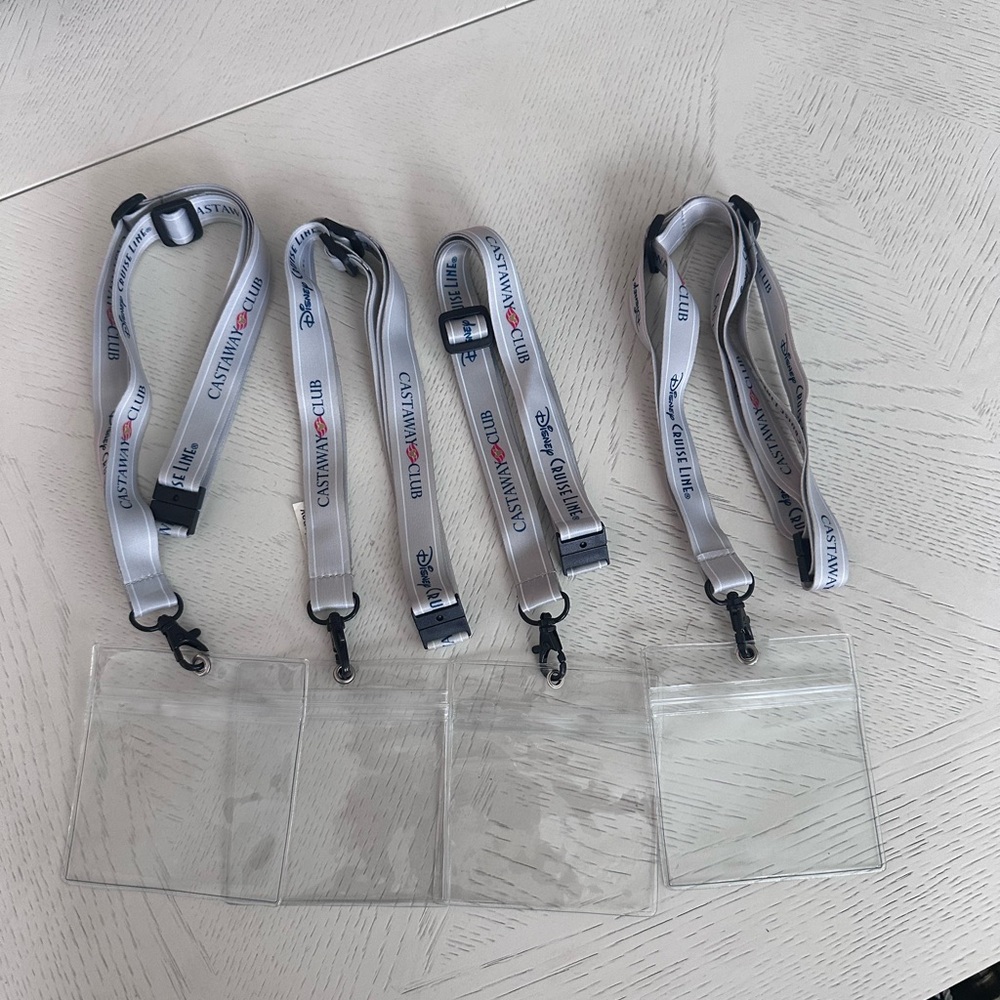 Disney Cruise Line Lanyards-set of 4